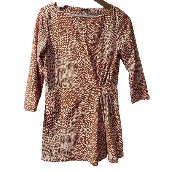 J.McLaughlin Orange & White Nylon Top Dress Women  Size Small - Picture 1 of 6